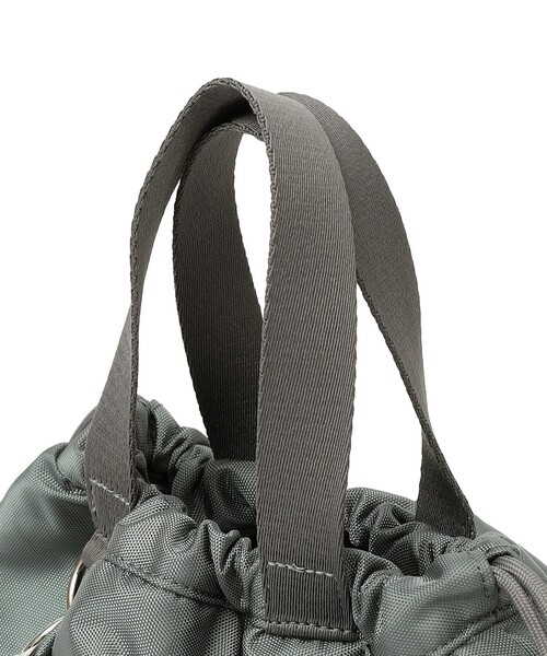 WEB限定】チャーム 付き フリル 巾着 ショルダー（ショルダー