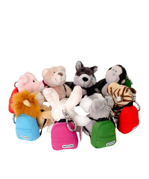 ニキ まとめ売り NICI(ニキ)/キーホルダー オオカミ 10cm+リュック ブルー/OUTDOOR