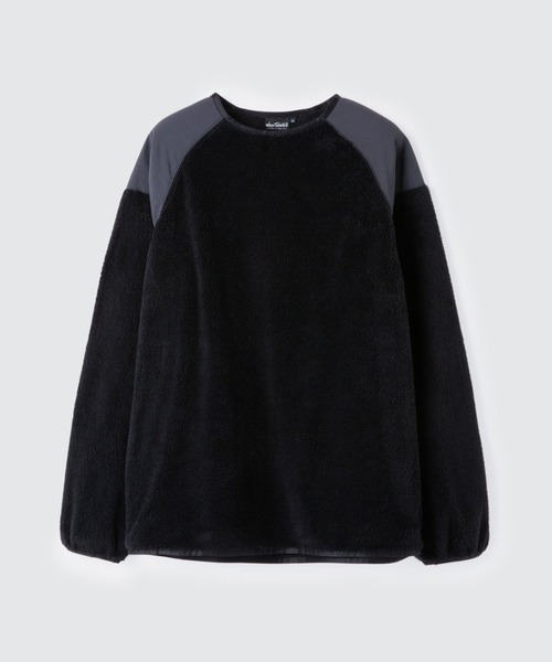 WILD THINGS（ワイルドシングス）の「レベル3 シャギークルー│LEVEL3 SHAGGY CREW（その他トップス・メンズ・ブラック/グレー・S/M/L/XL/XS）」の7枚目の写真