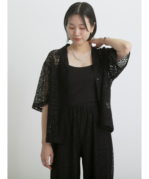 sm2rhythm（サマンサモスモスリズム）の「カップ付キャミソール（ニット/セーター・レディース・キナリ/ブルー/ブラック・F）」の17枚目の写真