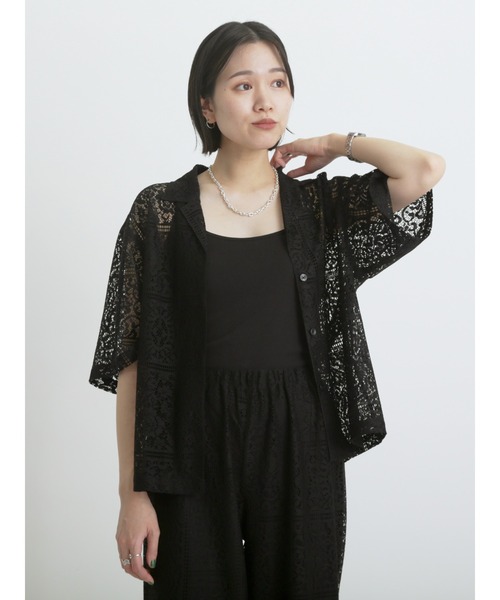 sm2rhythm（サマンサモスモスリズム）の「カップ付キャミソール（ニット/セーター・レディース・キナリ/ブルー/ブラック・F）」の18枚目の写真