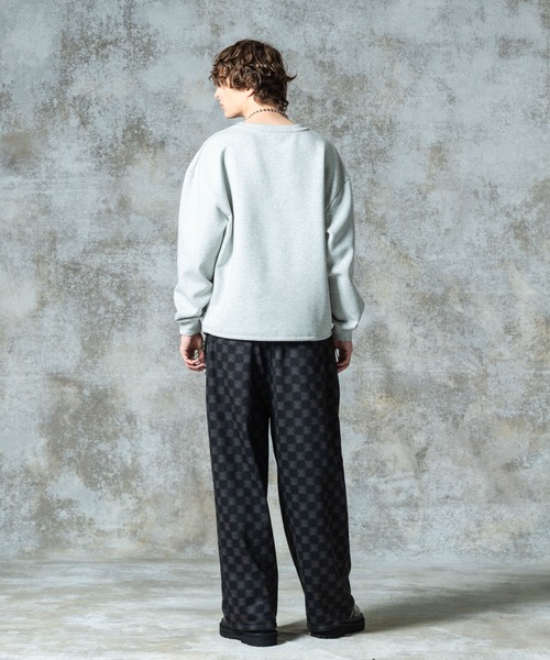 glamb（グラム）の「Smooth Sweat Pullover / スムーススウェットプルオーバー（Tシャツ/カットソー・メンズ・レッド/グレー/ブラック・S/M/L）」の12枚目の写真