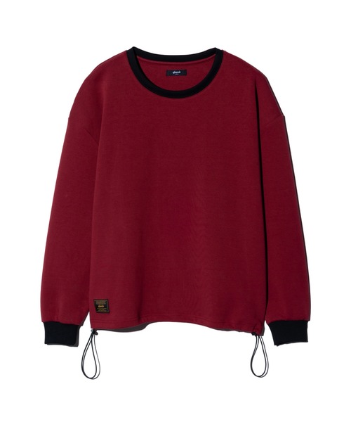 glamb（グラム）の「Smooth Sweat Pullover / スムーススウェットプルオーバー（Tシャツ/カットソー・メンズ・レッド/グレー/ブラック・S/M/L）」の6枚目の写真