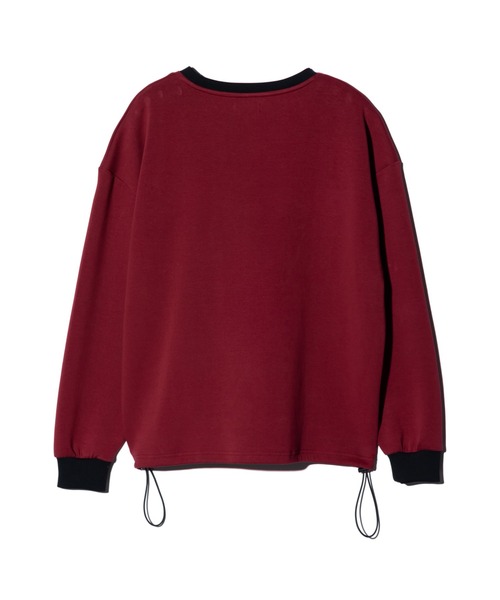 glamb（グラム）の「Smooth Sweat Pullover / スムーススウェットプルオーバー（Tシャツ/カットソー・メンズ・レッド/グレー/ブラック・S/M/L）」の7枚目の写真