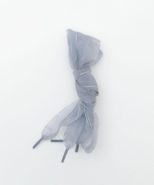 WEGO（ウィゴー）の「WEGO/オーガンジーシューレース（シューズアクセサリー・レディース・ピンク/グレー/ブラック/ホワイト・FREE）」の13枚目の写真