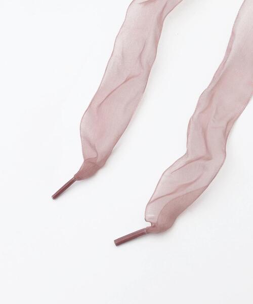 WEGO（ウィゴー）の「WEGO/オーガンジーシューレース（シューズアクセサリー・レディース・ピンク/グレー/ブラック/ホワイト・FREE）」の15枚目の写真