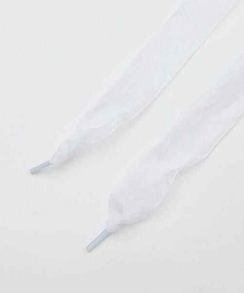 WEGO（ウィゴー）の「WEGO/オーガンジーシューレース（シューズアクセサリー・レディース・ピンク/グレー/ブラック/ホワイト・FREE）」の16枚目の写真