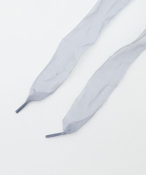 WEGO（ウィゴー）の「WEGO/オーガンジーシューレース（シューズアクセサリー・レディース・ピンク/グレー/ブラック/ホワイト・FREE）」の17枚目の写真