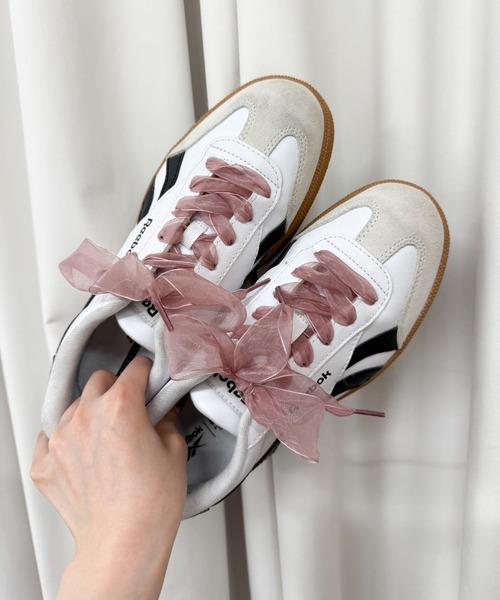 WEGO（ウィゴー）の「WEGO/オーガンジーシューレース（シューズアクセサリー・レディース・ピンク/グレー/ブラック/ホワイト・FREE）」の9枚目の写真