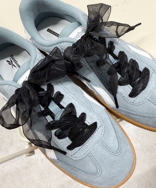 WEGO（ウィゴー）の「WEGO/オーガンジーシューレース（シューズアクセサリー・レディース・ピンク/グレー/ブラック/ホワイト・FREE）」の7枚目の写真