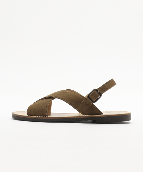 La Botte Gardiane（ラボッタガルディエーヌ）の「LA BOTTE GARDIANE (ラボッテガーディアン) 別注 ストラップサンダル（サンダル・メンズ・ブラウン/タン・27cm/28cm/26cm）」の2枚目の写真