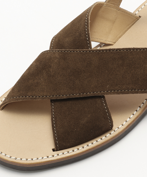 La Botte Gardiane（ラボッタガルディエーヌ）の「LA BOTTE GARDIANE (ラボッテガーディアン) 別注 ストラップサンダル（サンダル・メンズ・ブラウン/タン・27cm/28cm/26cm）」の9枚目の写真