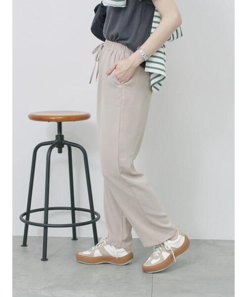 Samansa Mos2 blue(サマンサモスモスブルー)の「【接触冷感】マルチスタイルイージーパンツ(その他パンツ・レディース・グリーン/ブラック/ライトベージュ/グレー/モカ/イエロー/ネイビー・S/L/M/SS)」の10枚目の写真