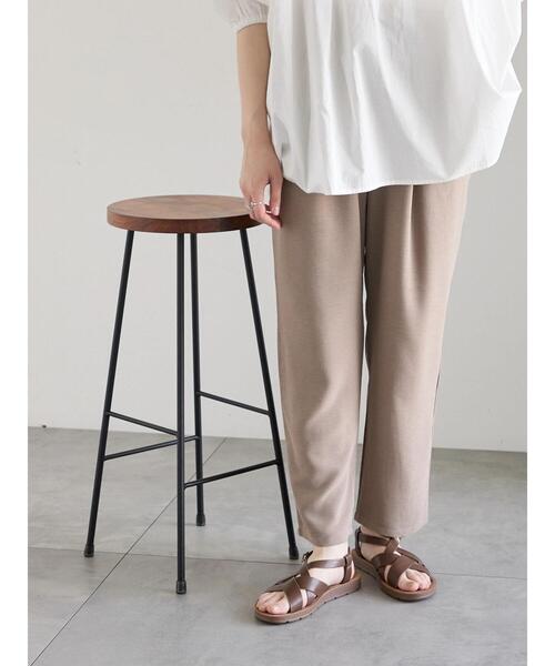 Samansa Mos2 blue(サマンサモスモスブルー)の「【接触冷感】マルチスタイルイージーパンツ(その他パンツ・レディース・グリーン/ブラック/ライトベージュ/グレー/モカ/イエロー/ネイビー・S/L/M/SS)」の14枚目の写真