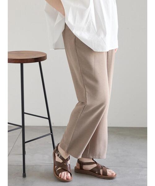 Samansa Mos2 blue(サマンサモスモスブルー)の「【接触冷感】マルチスタイルイージーパンツ(その他パンツ・レディース・グリーン/ブラック/ライトベージュ/グレー/モカ/イエロー/ネイビー・S/L/M/SS)」の15枚目の写真