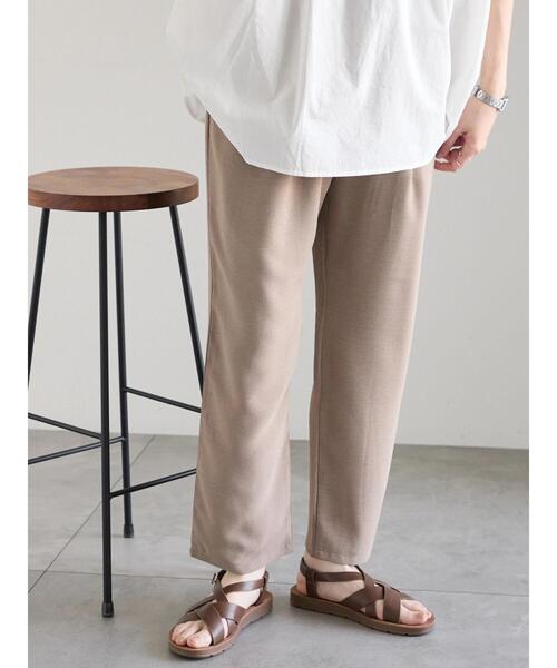 Samansa Mos2 blue(サマンサモスモスブルー)の「【接触冷感】マルチスタイルイージーパンツ(その他パンツ・レディース・グリーン/ブラック/ライトベージュ/グレー/モカ/イエロー/ネイビー・S/L/M/SS)」の16枚目の写真