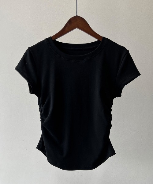 セール】サイドシャーリングTシャツ（Tシャツ/カットソー）｜PIN