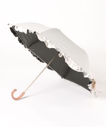 折りたたみ傘（ベージュ系・フリル）ファッション通販 - ZOZOTOWN