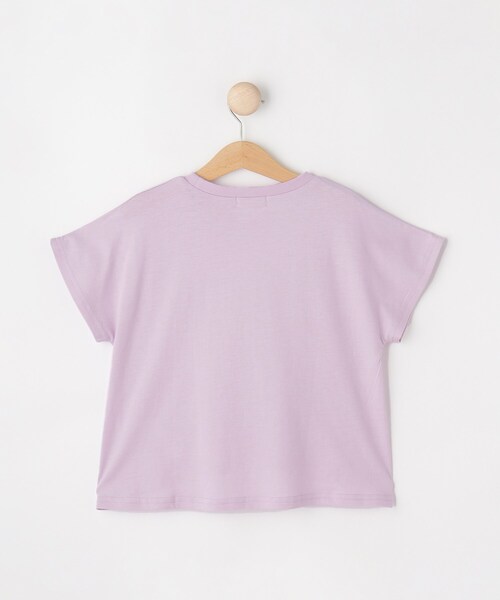 SHOO・LA・RUE（シューラルー）の「【100-150cm/ひんやり】スパンコールモチーフTシャツ（Tシャツ/カットソー・キッズ・ブラック/サックスブルー/オフホワイト/パープル・11/12/13/14/15 /10）」の7枚目の写真