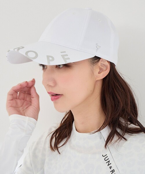 JUN&ROPE'（ジュンアンドロペ）の「リフレクターロゴキャップ（キャップ・レディース・ブラック/ベージュ/ホワイト・FREE）」の7枚目の写真