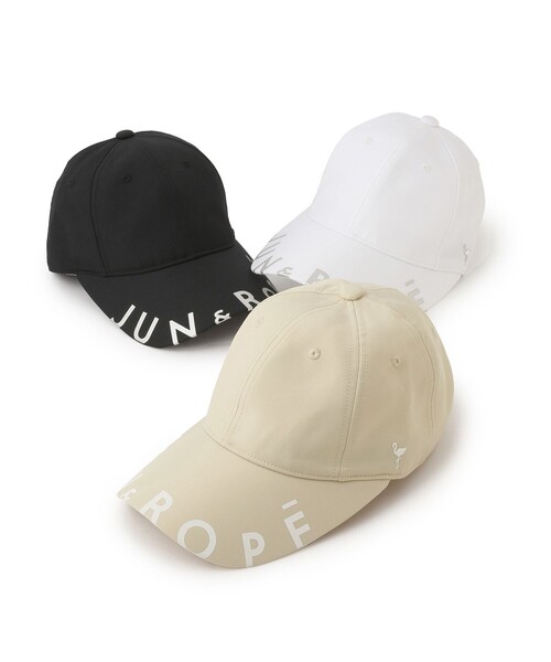 JUN&ROPE'（ジュンアンドロペ）の「リフレクターロゴキャップ（キャップ・レディース・ブラック/ベージュ/ホワイト・FREE）」の4枚目の写真
