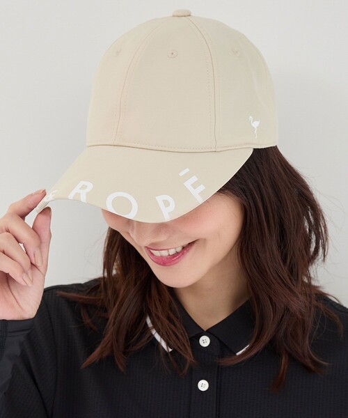 JUN&ROPE'（ジュンアンドロペ）の「リフレクターロゴキャップ（キャップ・レディース・ブラック/ベージュ/ホワイト・FREE）」の3枚目の写真