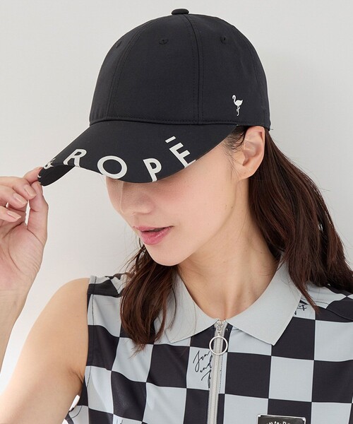 JUN&ROPE'（ジュンアンドロペ）の「リフレクターロゴキャップ（キャップ・レディース・ブラック/ベージュ/ホワイト・FREE）」の2枚目の写真