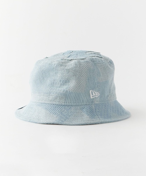 売り切りたいのでお値下げ！！デニム　バケハ セール】NEW ERA/ニューエラ PATCH DENIM BKT バケットハット メンズ