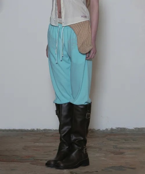 SCULPTOR(スカルプター)の「Wing Linen Like Sweatpants(その他パンツ・レディース・ピンク/ホワイト/ミント・LARGE/MEDIUM/SMALL/X-SMALL)」の6枚目の写真