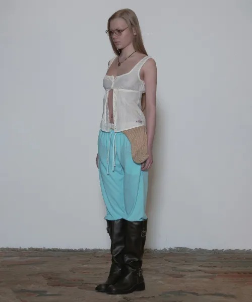 SCULPTOR(スカルプター)の「Wing Linen Like Sweatpants(その他パンツ・レディース・ピンク/ホワイト/ミント・LARGE/MEDIUM/SMALL/X-SMALL)」の8枚目の写真