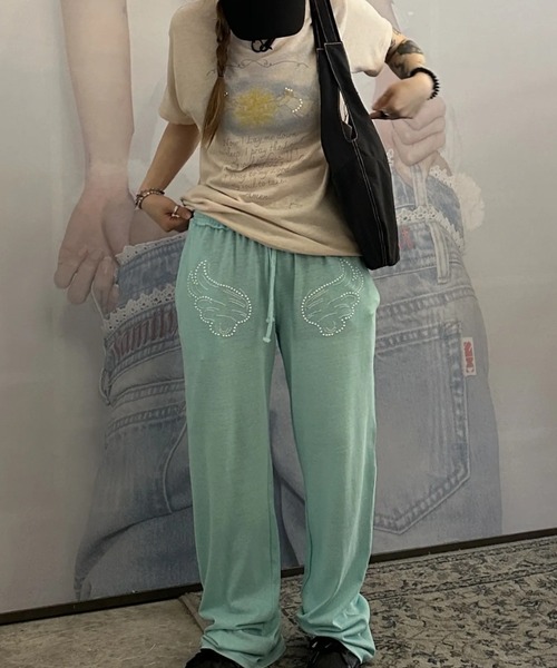 SCULPTOR(スカルプター)の「Wing Linen Like Sweatpants(その他パンツ・レディース・ピンク/ホワイト/ミント・LARGE/MEDIUM/SMALL/X-SMALL)」の11枚目の写真