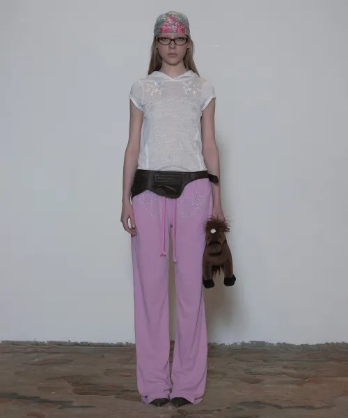 SCULPTOR(スカルプター)の「Wing Linen Like Sweatpants(その他パンツ・レディース・ピンク/ホワイト/ミント・LARGE/MEDIUM/SMALL/X-SMALL)」の14枚目の写真