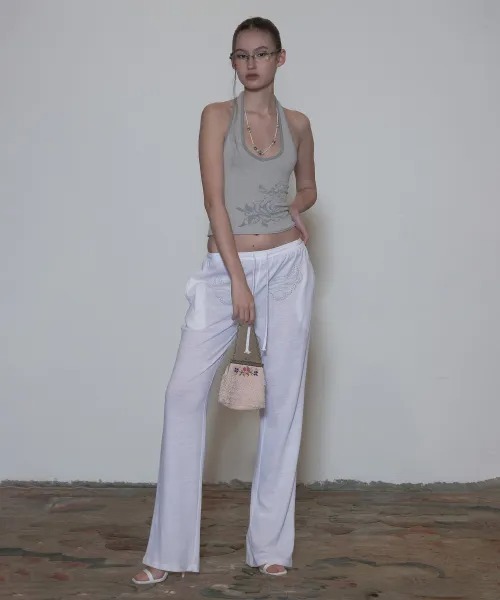 SCULPTOR(スカルプター)の「Wing Linen Like Sweatpants(その他パンツ・レディース・ピンク/ホワイト/ミント・LARGE/MEDIUM/SMALL/X-SMALL)」の19枚目の写真