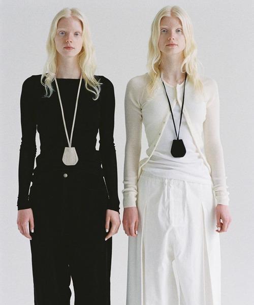 LIDNM（リドム）の「Llife LEATHER CLOCHETTE（ネックレス・メンズ・ブラック/ブラウン系その他・FREE）」の4枚目の写真