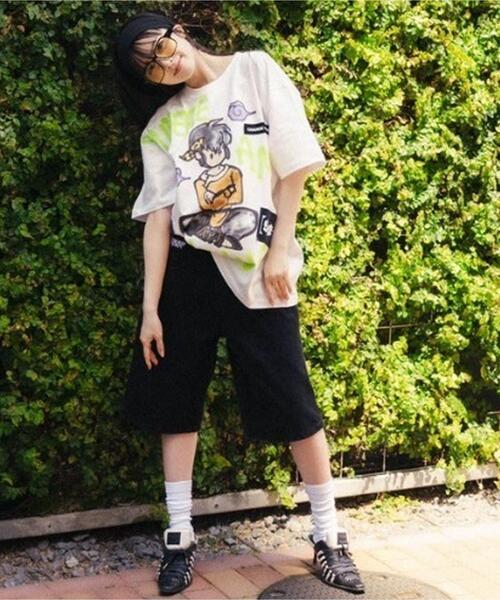 ROYAL FLASH(ロイヤルフラッシュ)の「Guernika/ゲルニカ/らんま1/2 Paint T-shirt / 響 良牙(Tシャツ/カットソー・メンズ・ホワイト・L/XL/2XL)」の6枚目の写真