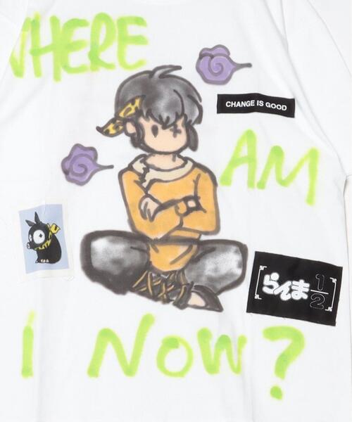 ROYAL FLASH(ロイヤルフラッシュ)の「Guernika/ゲルニカ/らんま1/2 Paint T-shirt / 響 良牙(Tシャツ/カットソー・メンズ・ホワイト・L/XL/2XL)」の2枚目の写真