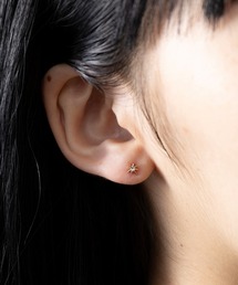 MAISON BREEZE（メゾンブリーズ）の「【MAISON BREEZE】ピアス ニッケルフリー ポラリス スター ストーン チタンポストピアス　OSWY（ピアス（両耳用））」