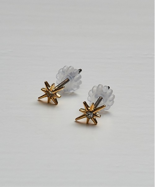 MAISON BREEZE（メゾンブリーズ）の「【MAISON BREEZE】ピアス ニッケルフリー ポラリス スター ストーン チタンポストピアス　OSWY（ピアス（両耳用）・レディース・ゴールド/ピンク/シルバー・FREE）」の6枚目の写真