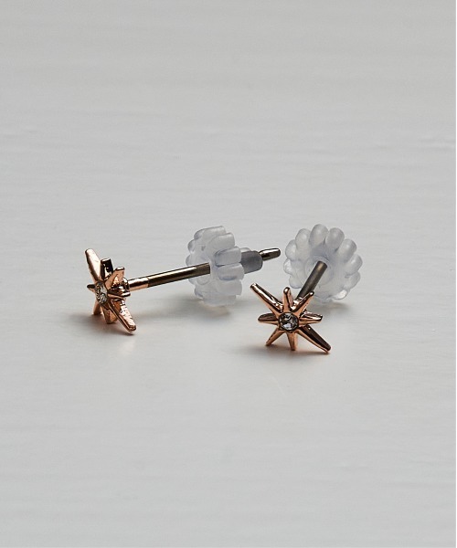 MAISON BREEZE（メゾンブリーズ）の「【MAISON BREEZE】ピアス ニッケルフリー ポラリス スター ストーン チタンポストピアス　OSWY（ピアス（両耳用）・レディース・ゴールド/ピンク/シルバー・FREE）」の7枚目の写真