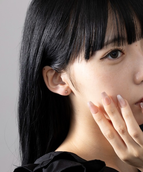 セール】【MAISON BREEZE】ピアス ニッケルフリー ポラリス スター