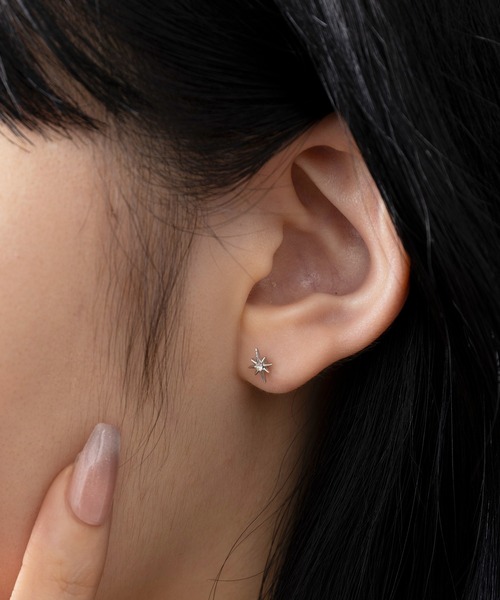 MAISON BREEZE（メゾンブリーズ）の「【MAISON BREEZE】ピアス ニッケルフリー ポラリス スター ストーン チタンポストピアス　OSWY（ピアス（両耳用）・レディース・ゴールド/ピンク/シルバー・FREE）」の13枚目の写真