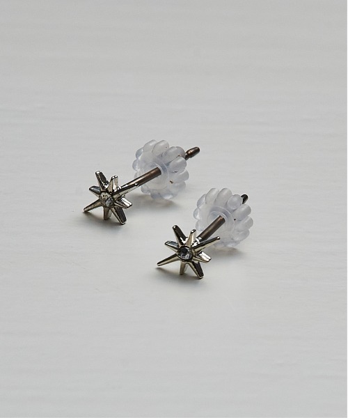 MAISON BREEZE（メゾンブリーズ）の「【MAISON BREEZE】ピアス ニッケルフリー ポラリス スター ストーン チタンポストピアス　OSWY（ピアス（両耳用）・レディース・ゴールド/ピンク/シルバー・FREE）」の4枚目の写真