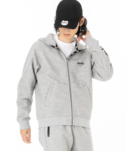 NEW ERA(ニューエラ)の「ニューエラ パフォーマンスアパレル テックスウェットパーカー フルジップ(パーカー・メンズ・グレー/ブラック・L/S/M/XXL/XL)」の20枚目の写真