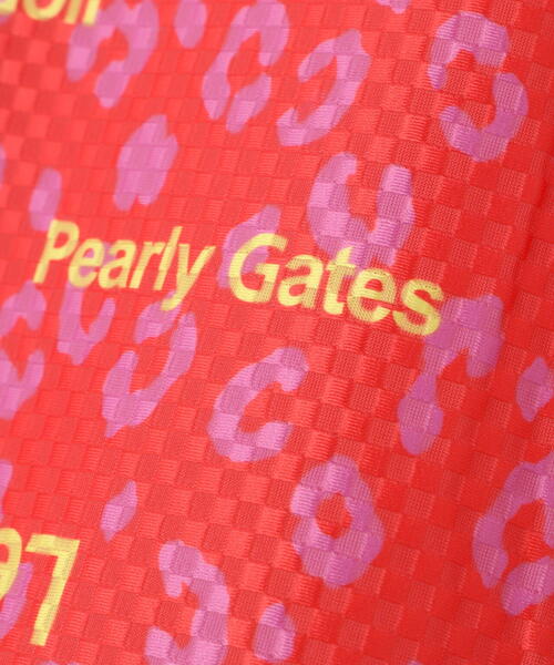 PEARLY GATES(パーリーゲイツ)の「【PEARLY GATES】トリコット4WAYブロックジャガードフリル袖モックネックカットソー <ヒョウ柄>(Tシャツ/カットソー・レディース・ダークインディゴブルー/グレー系その他/ピンク系その他・SMALL/LARGE/MEDIUM)」の14枚目の写真