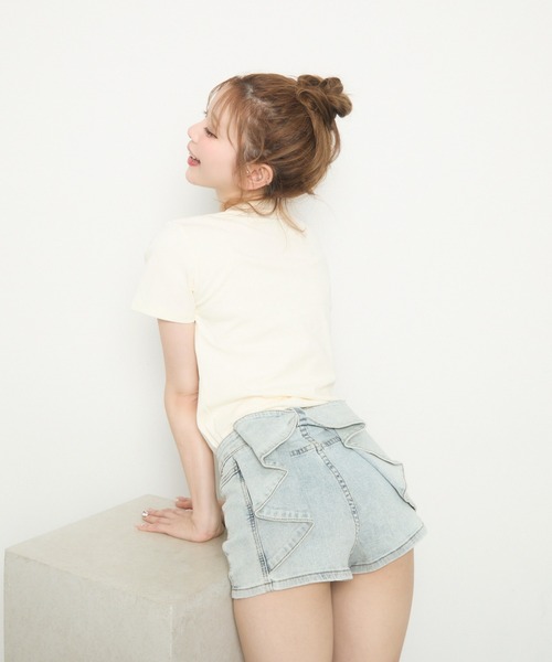 titty&Co. バックリボンデニムパンツ ブルー Sサイズ titty&Co. バックリボンデニムパンツ ブルー Sサイズ - メルカリ