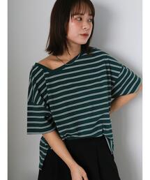 ehka sopo | 前後2WAYワンショルプルオーバー(Tシャツ/カットソー)