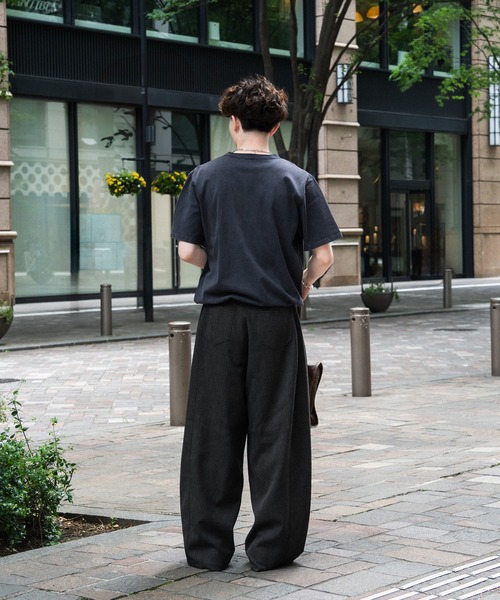 kutir(クティール)の「DRAWCORD HENLEY NECK TSHIRTHN/ドローコードヘンリーネックTシャツ(Tシャツ/カットソー・メンズ・杢グレー/ネイビー/ブラック・MEDIUM/LARGE)」の15枚目の写真