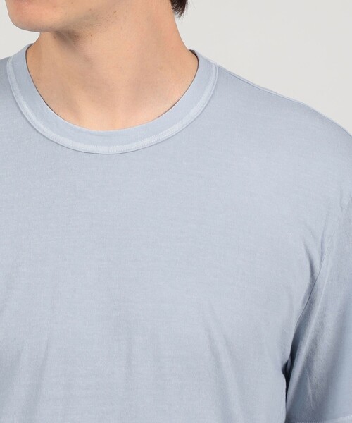 JAMES PERSE(ジェームスパース)の「コットンジャージー ラウンジTシャツ MLJ3311(Tシャツ/カットソー・メンズ・ダークグリーン/グレー/ライトブルー・0/1/2/3)」の8枚目の写真