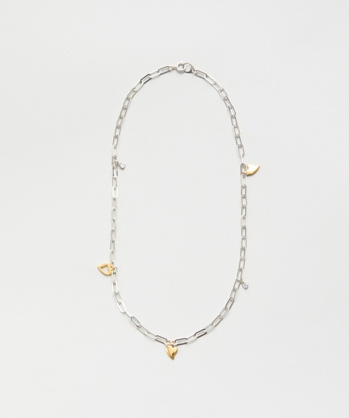 LAPUIS（ラピュイ）の「LAPUIS(ラピュイ) Amuse Heart necklace B（ネックレス・レディース・マルチ・FREE）」の4枚目の写真
