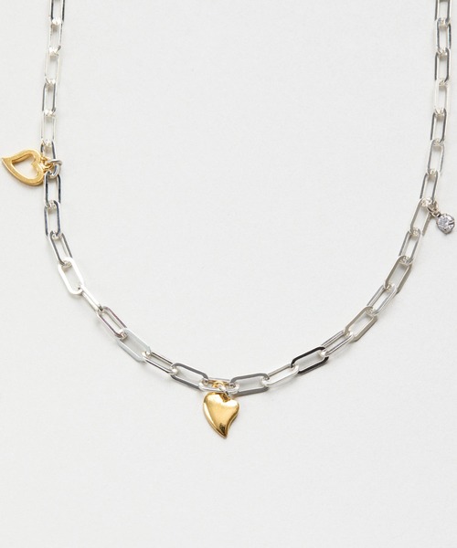 LAPUIS（ラピュイ）の「LAPUIS(ラピュイ) Amuse Heart necklace B（ネックレス・レディース・マルチ・FREE）」の5枚目の写真